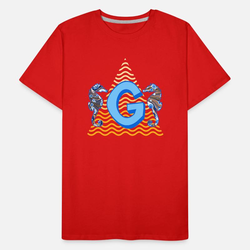 seepferdchen e 262 g Männer Premium Bio T-Shirt