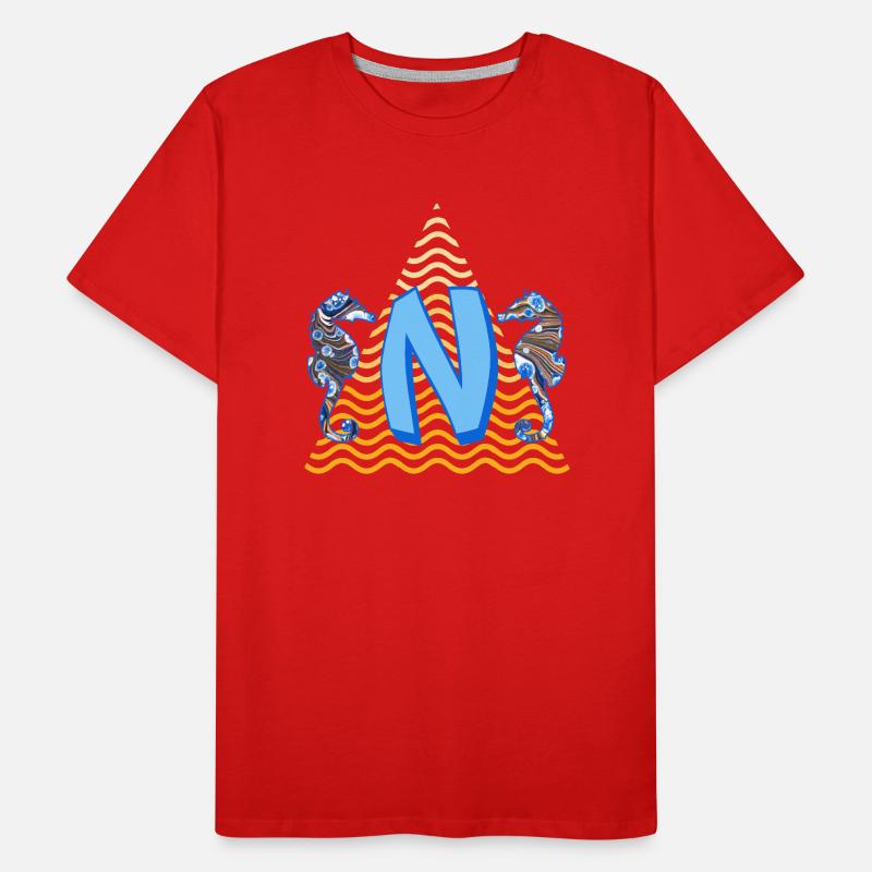 seepferdchen e 262 n Männer Premium Bio T-Shirt