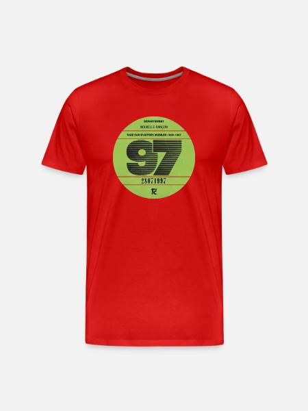 Vignette automobile 1997 - T-shirt bio Premium Homme - rouge