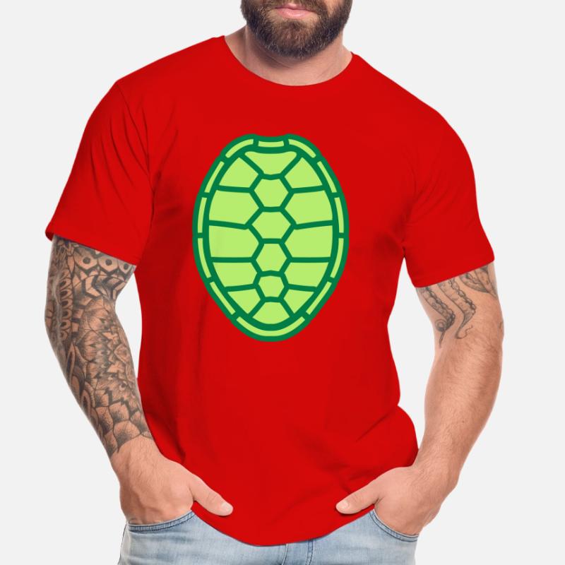 turtle shell design logo comic cartoon turtle armo Men's Premium Organic T-Shirt