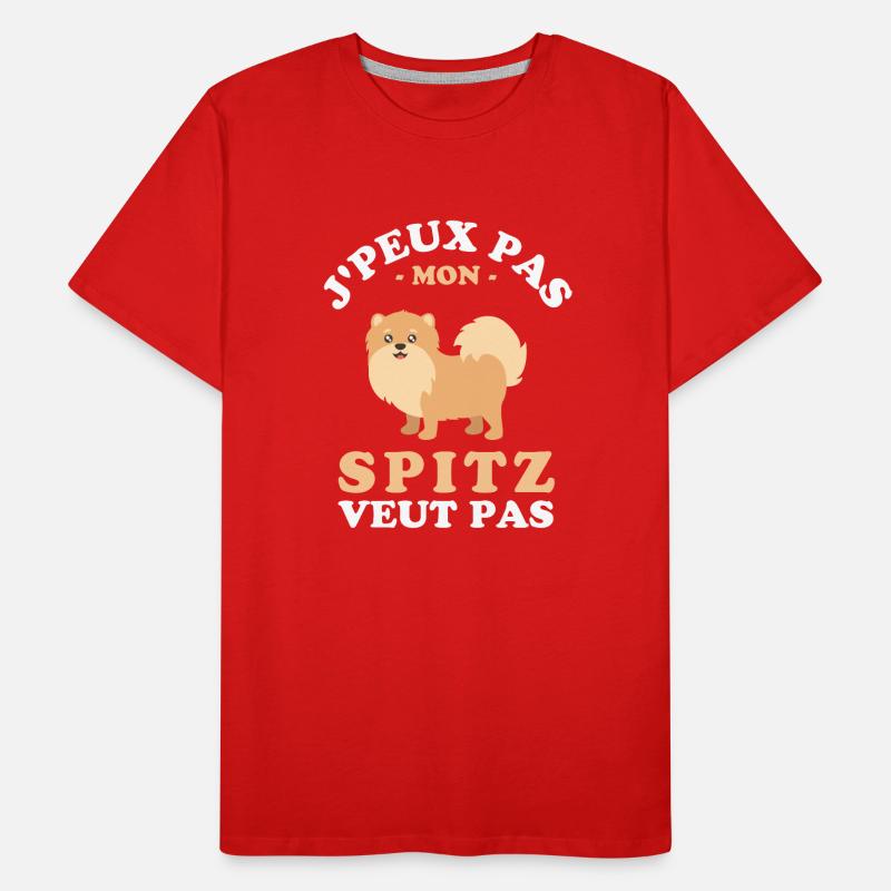 Mon Spitz veut pas 2 T-shirt bio Premium Homme