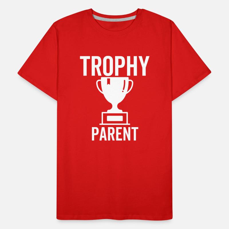 Trophäe Elternteil Männer Premium Bio T-Shirt