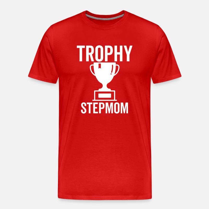 Trophäe Stiefmutter - Männer Premium Bio T-Shirt - Rot