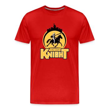 Dart Knight Rider - T-shirt bio Premium Homme - rouge - Devant - Damien (186cm)