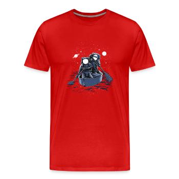 Wassersport - Männer Premium Bio T-Shirt - Rot - Vorne - Damien (186cm)