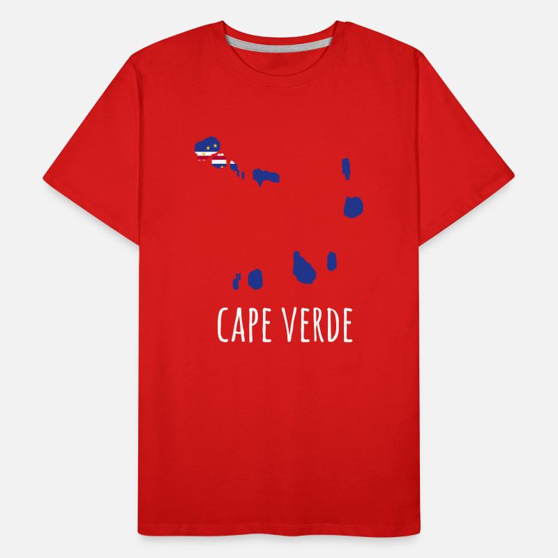 Drapeau du Cap-Vert Drapeau du Cap-Vert T-shirt bio Premium Homme