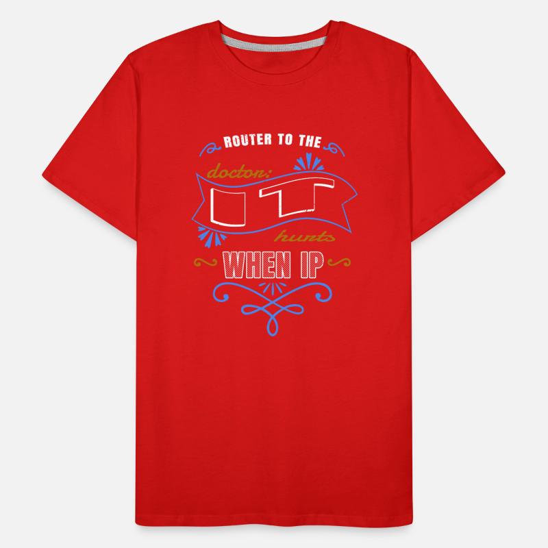 idée cadeau encrypter pirater la boîte présenter la programmation T-shirt bio Premium Homme