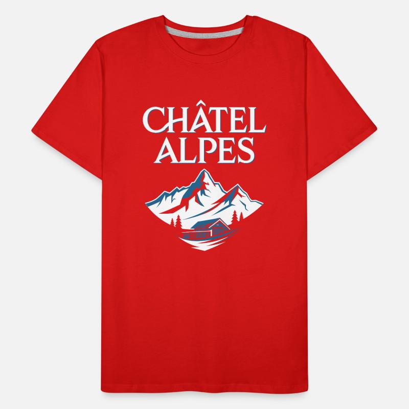 Châtel - Alpes T-shirt bio Premium Homme