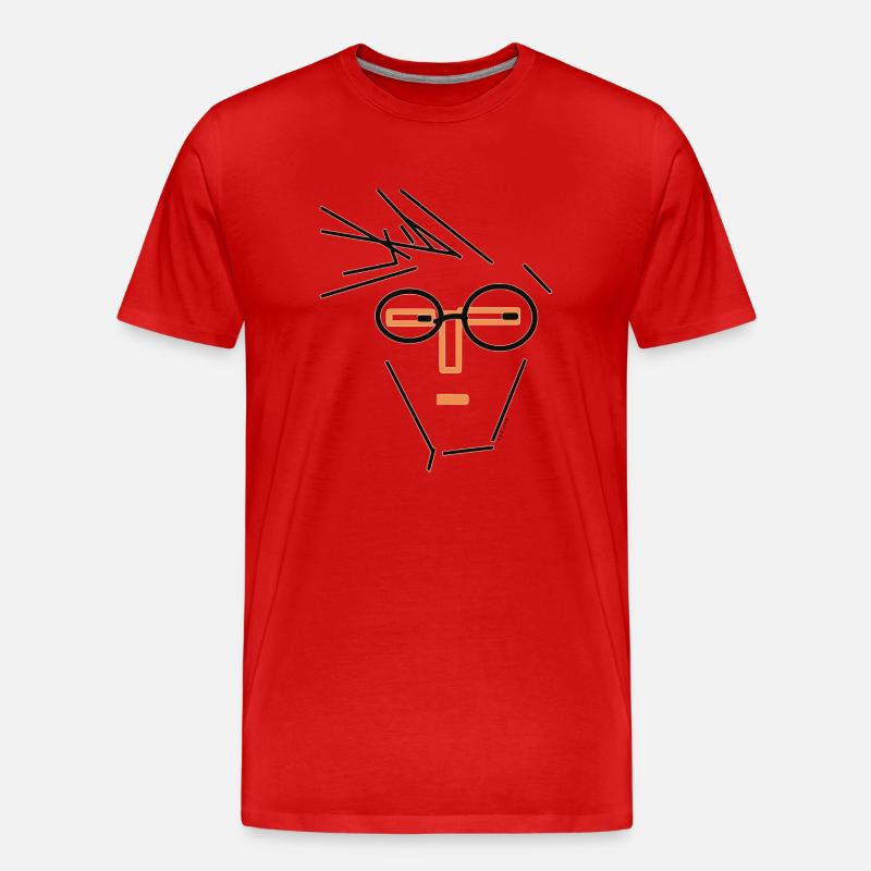 Ivan Antonio - Männer Premium Bio T-Shirt - Rot