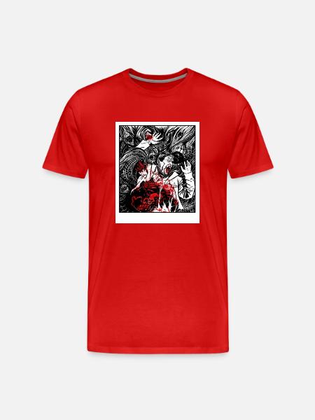 horror 1 - Men's Premium Organic T-Shirt - red