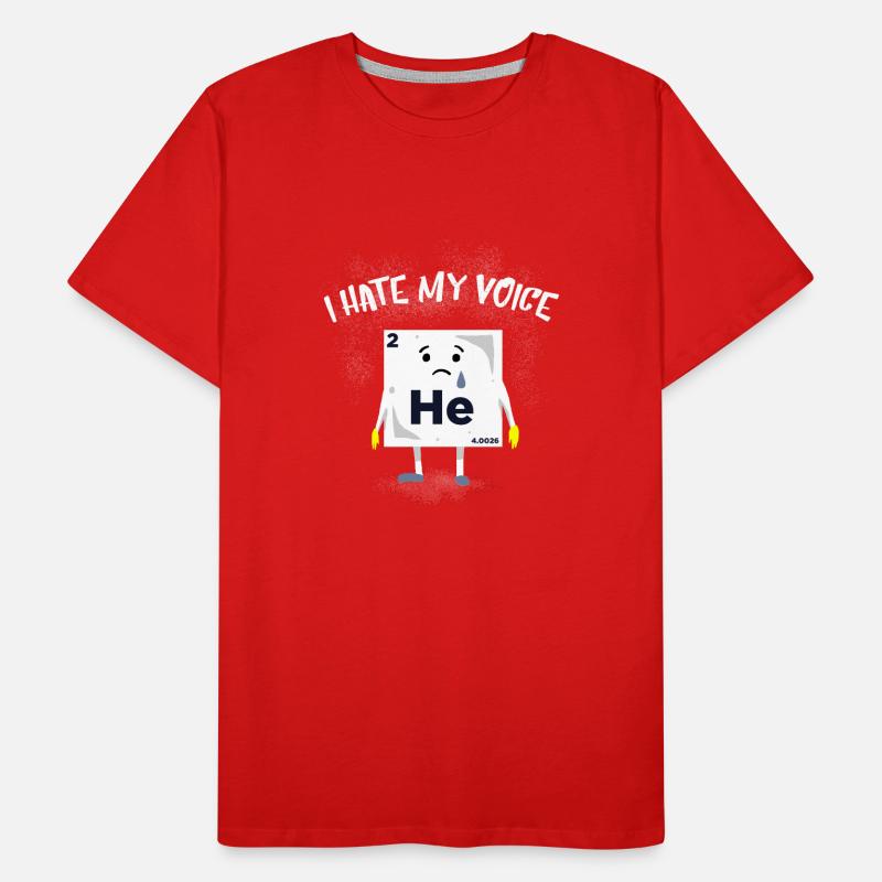 Poor helium gift Men's Premium Organic T-Shirt