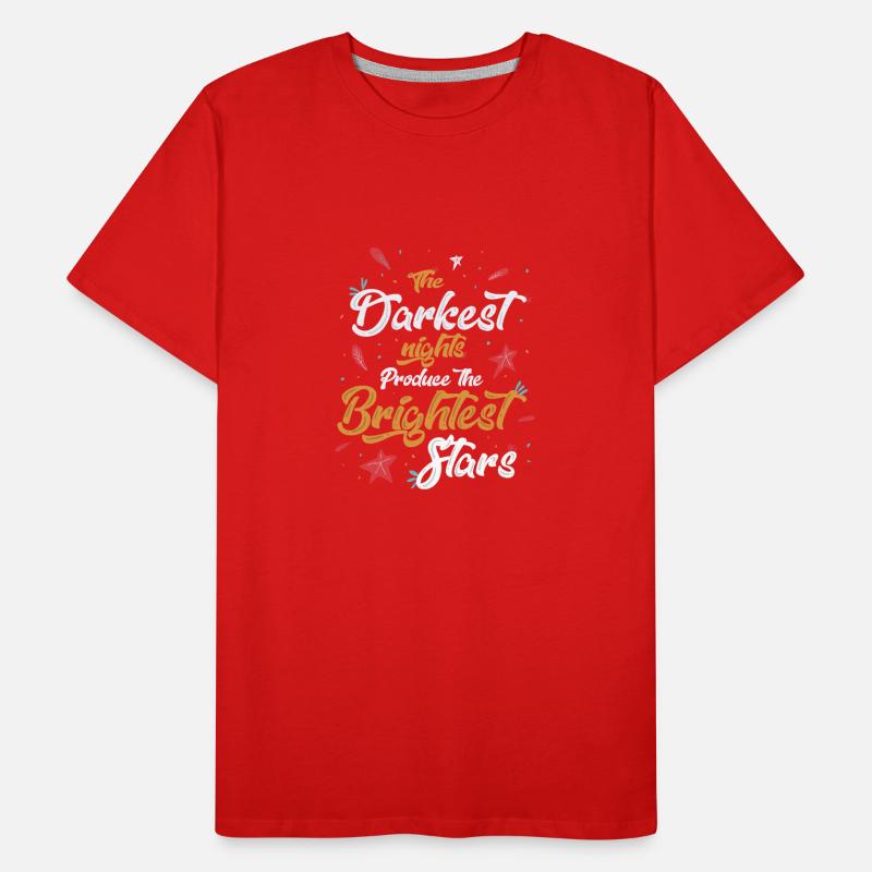 Hellste Sterne Geschenk Männer Premium Bio T-Shirt
