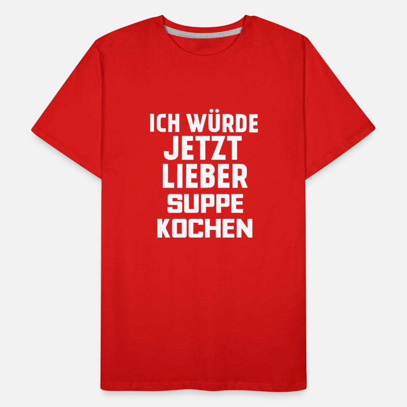 SUPPE KOCHEN Männer Premium Bio T-Shirt