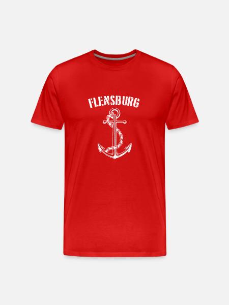 Flensburg T-Shirt - Men's Premium Organic T-Shirt - red