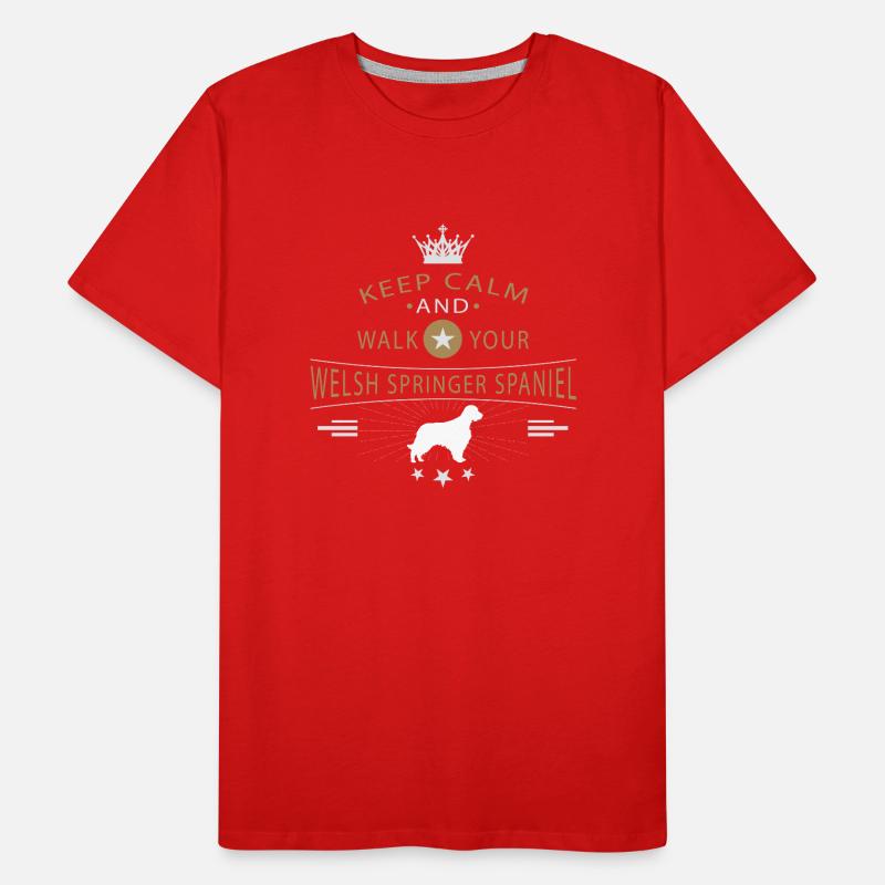 Welsh Springer Spaniel Shirt Men's Premium Organic T-Shirt