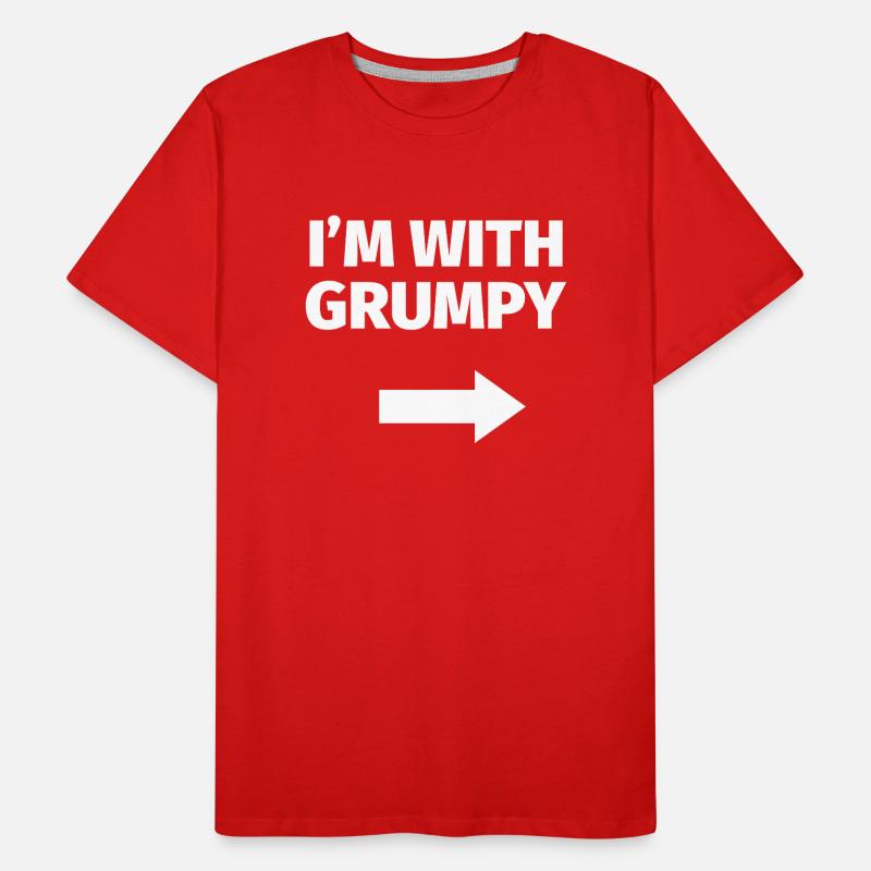 I'm with grumpy Men's Premium Organic T-Shirt
