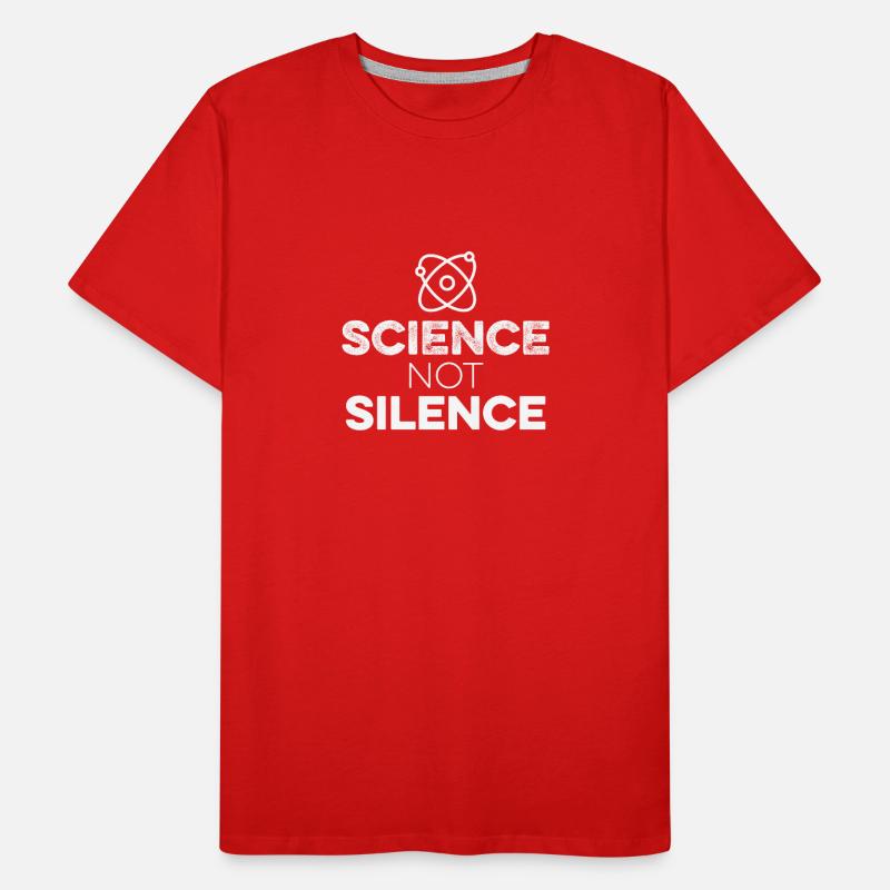 Science pas le silence avec Atom Tee - Keep Earth T-shirt bio Premium Homme