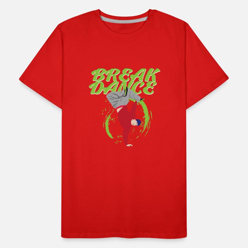 Breakdance Männer Premium Bio T-Shirt