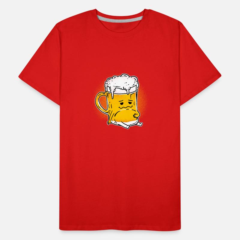 Beer beer belly gift Men's Premium Organic T-Shirt