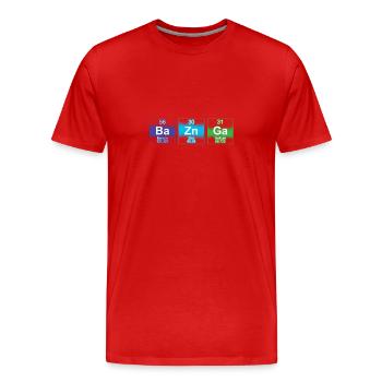 BA ZN GA Physicien Cadeau Big Bang - T-shirt bio Premium Homme - rouge - Devant - Damien (186cm)