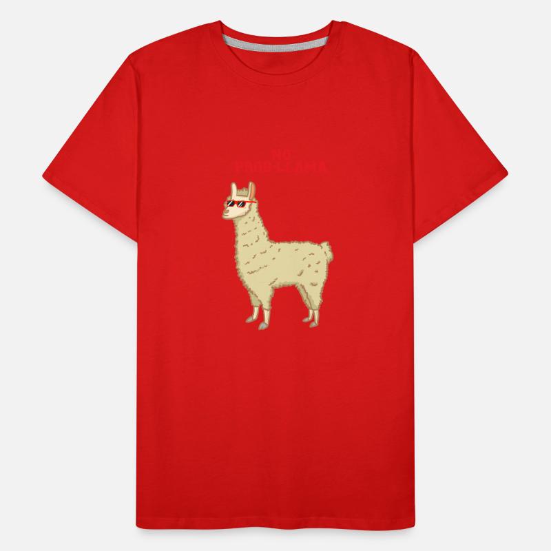 Kein Problem - no prob-llama - Lama Männer Premium Bio T-Shirt