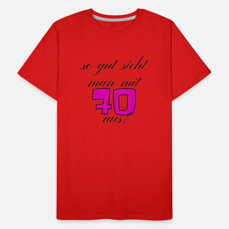 70e anniversaire T-shirt bio Premium Homme