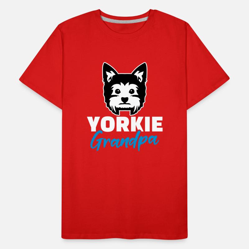 Yorkshire Terrier T-shirt bio Premium Homme