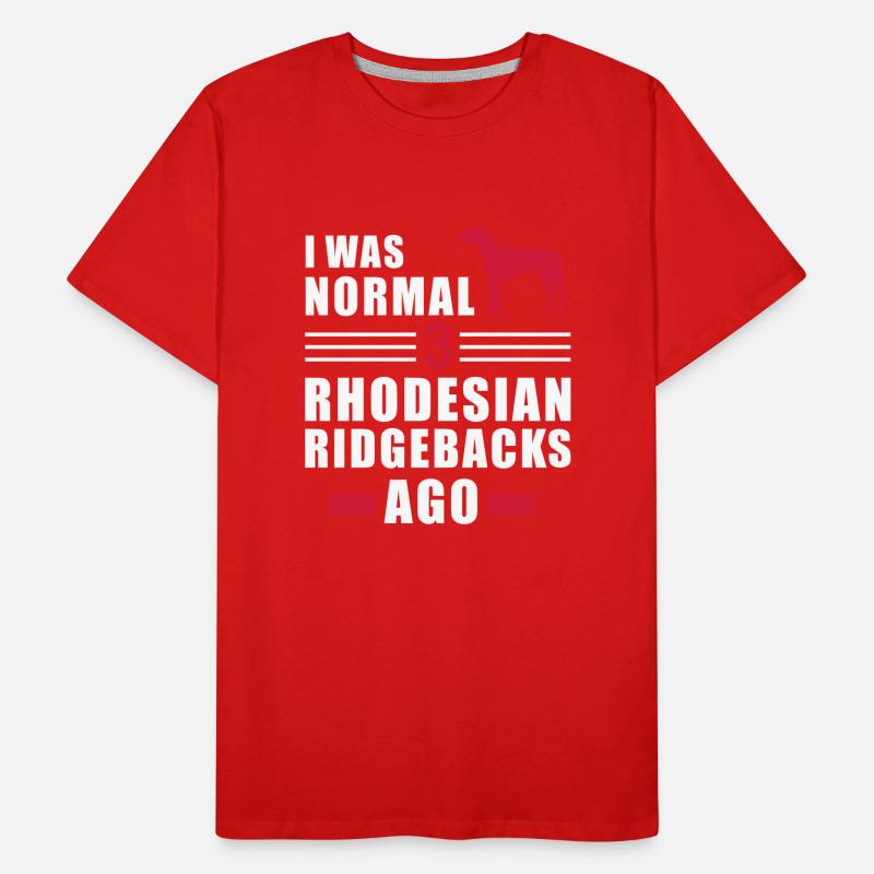 Rhodesian Ridgeback Männer Premium Bio T-Shirt