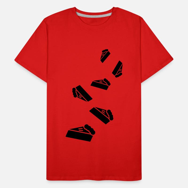 Cake cheesecake icon Men's Premium Organic T-Shirt