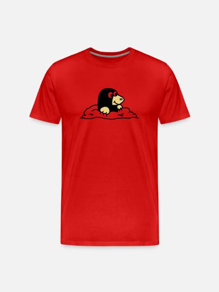 Mole - Men's Premium Organic T-Shirt - red