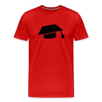 Master Bachelor - T-shirt bio Premium Homme - rouge - Devant - Damien (186cm)