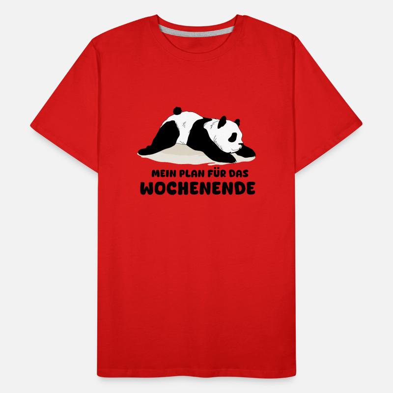 Faultier und panda Männer Premium Bio T-Shirt