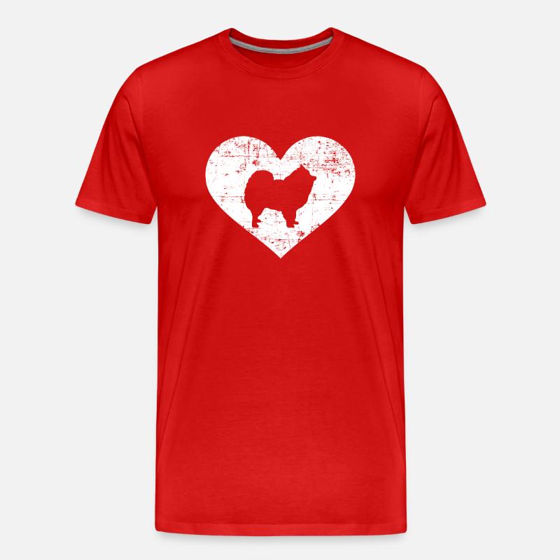 Spitz - Männer Premium Bio T-Shirt - Rot
