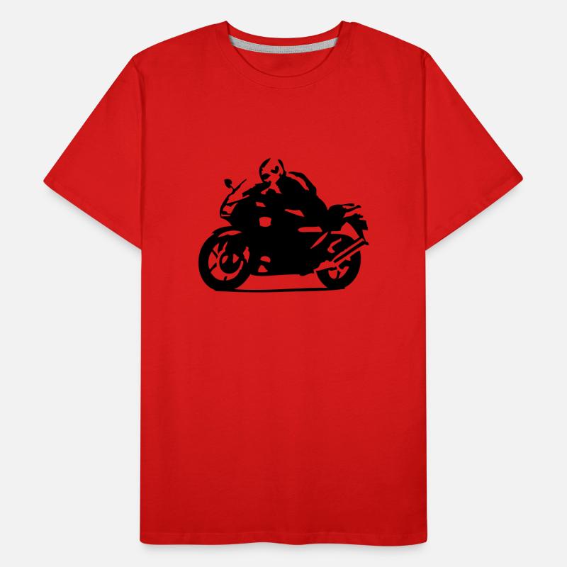 biker Men's Premium Organic T-Shirt