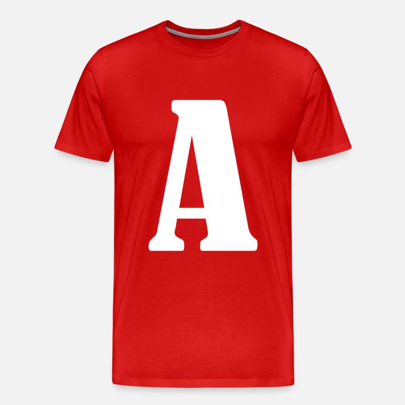 A - Männer Premium Bio T-Shirt - Rot