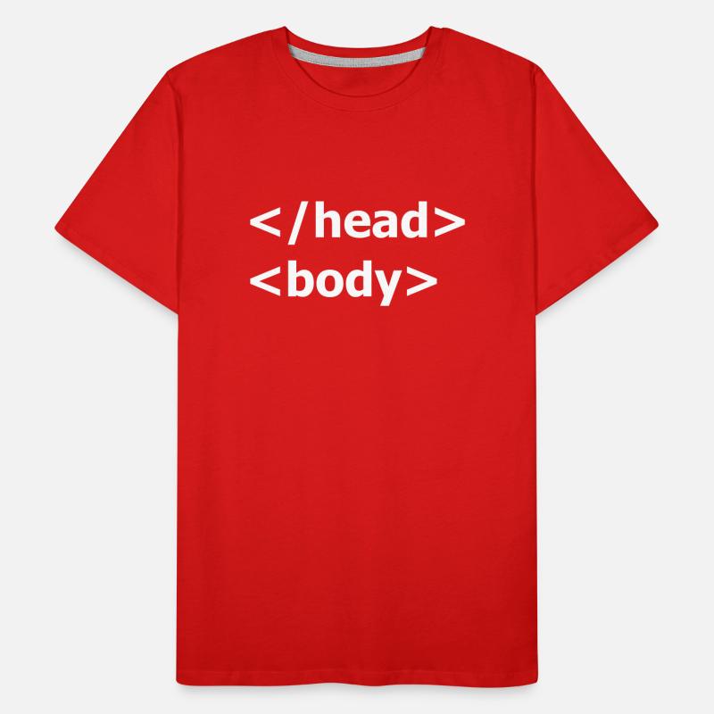 HTML Spass Männer Premium Bio T-Shirt