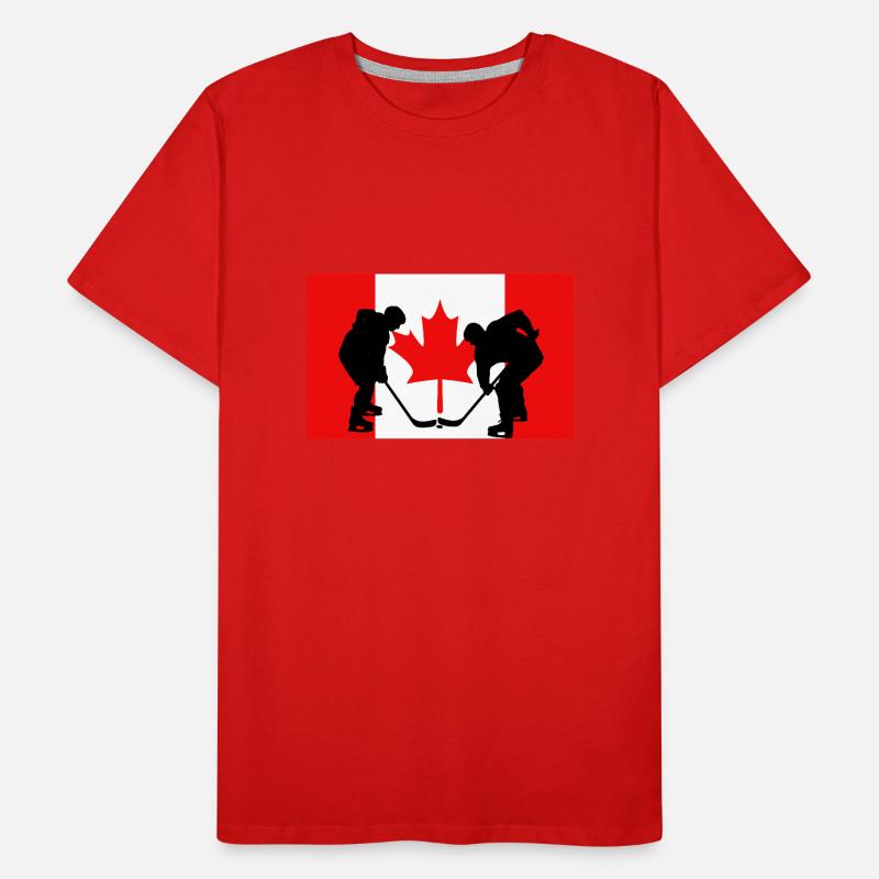 Le Canada, mon pays, mon drapeau ! T-shirt bio Premium Homme