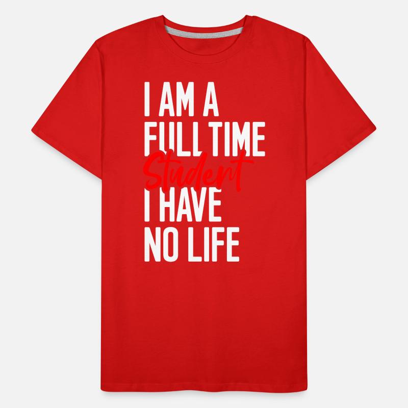Studying, studying, school, learning Men's Premium Organic T-Shirt