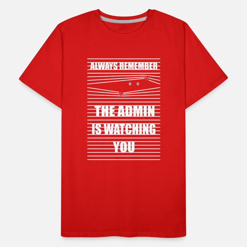 Administrator Admin IT EDP Computer PC Network Men's Premium Organic T-Shirt
