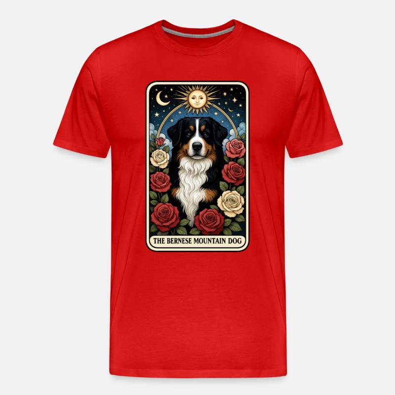 Berner Berg - Männer Premium Bio T-Shirt - Rot