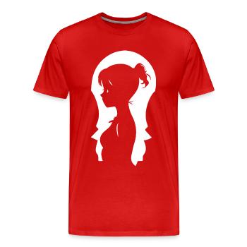 Batcave Girl Dark Fairytale Goth Okkulte Frauen Got - Männer Premium Bio T-Shirt - Rot - Vorne - Damien (186cm)
