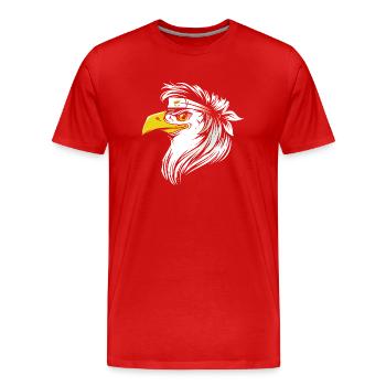 Zypern - Männer Premium Bio T-Shirt - Rot - Vorne - Damien (186cm)