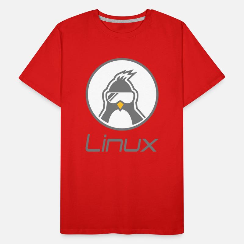 linux Männer Premium Bio T-Shirt