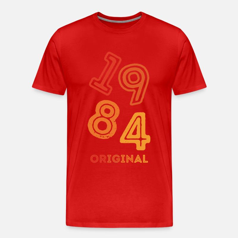 1984 Original - Männer Premium Bio T-Shirt - Rot