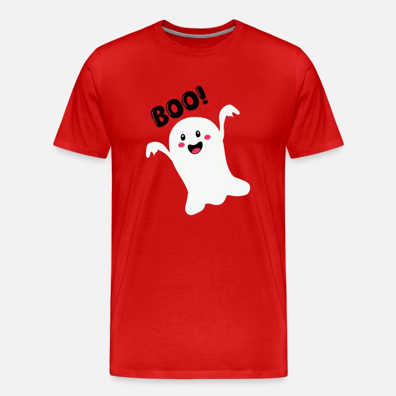 Fantôme 01 - T-shirt bio Premium Homme - rouge