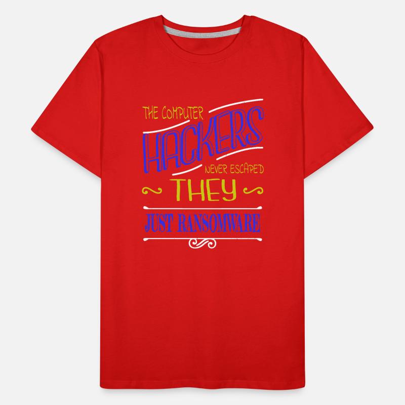 jokes encrypt statement bday glitch Men's Premium Organic T-Shirt