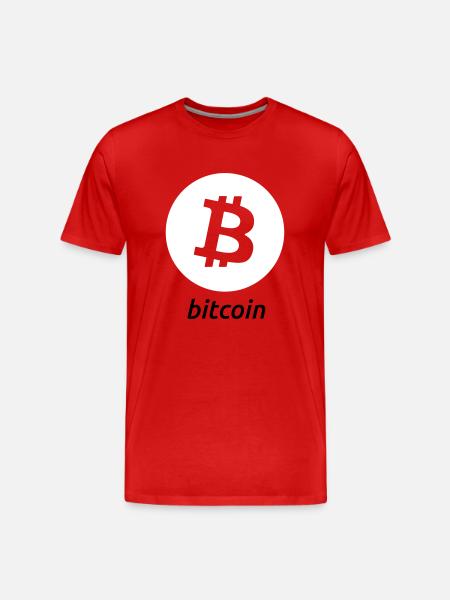 Bitcoin - T-shirt bio Premium Homme - rouge