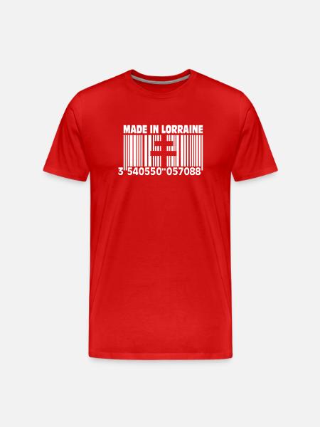 Made in Lorraine II - Men's Premium Organic T-Shirt - red