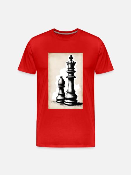 Chess | Chess piece | Chess player - Men's Premium Organic T-Shirt - red