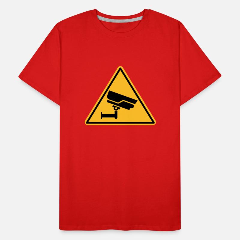 caméra de sécurité caméra de sécurité T-shirt bio Premium Homme
